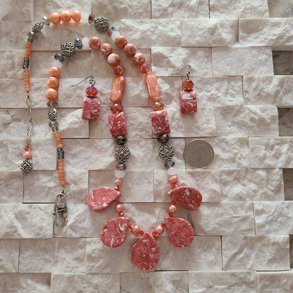 Recycled Shell & Pearls